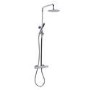 Minimalist Deluxe Riser Slide Shower Rail Kit with Valve