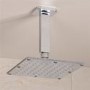 Quadrato Square 175mm Shower Head & Ceiling Arm