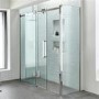 Shower Enclosure Right Hand 1600mm with Side Panel 900mm - 10mm Glass - Trinity Premium Range