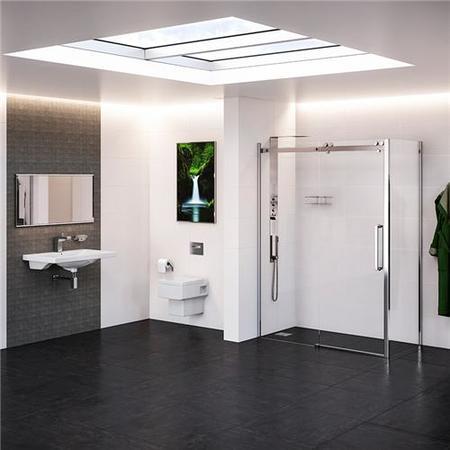 Shower Enclosure Right Hand 1600mm with Side Panel 900mm - 10mm Glass - Trinity Premium Range