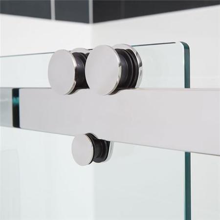 Sliding Shower Door Right Hand 1600mm - 10mm Glass - Trinity Premium Range