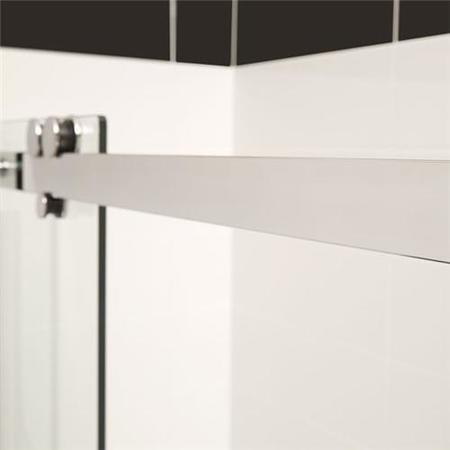 Sliding Shower Door Right Hand 1600mm - 10mm Glass - Trinity Premium Range
