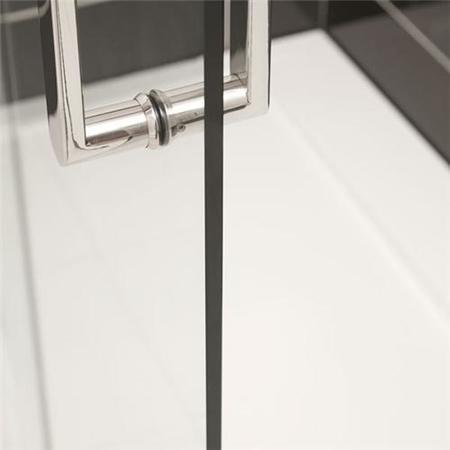 Sliding Shower Door Right Hand 1600mm - 10mm Glass - Trinity Premium Range