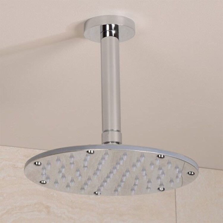 Rotondo Round 195mm Shower Head & Ceiling Arm