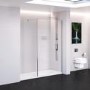 900mm Walk in Shower Screen- 10mm Easy Clean Glass - Trinity Range