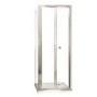 Bi Fold Door Enclosure 1000mm with Side Panel - 6mm Glass - Aquafloe Range