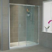 Aquafloe Iris 8mm 1500 x 900 Sliding Door Shower Enclosure
