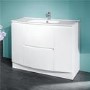 1010mm Vanity Unit with Basin - Door & Drawer - Voss