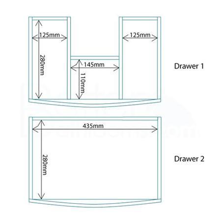 1010mm Vanity Unit with Basin - Door & Drawer - Voss
