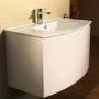 810mm Wall Hung Vanity Basin Unit - Double Door White -  Voss&#153; Range