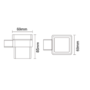 3 Piece Bathroom Accessory Set- Arissa 