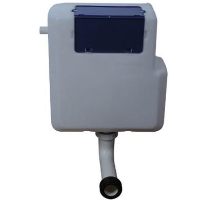 Tampa Back to Wall Toilet with Arissa Chrome Pneumatic Push Button and Cistern