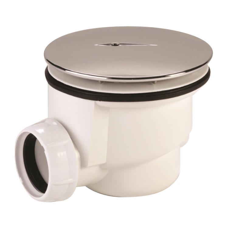 1000x700mm Chrome 6mm Glass Rectangular Shower Enclosure with Shower Tray - Carina