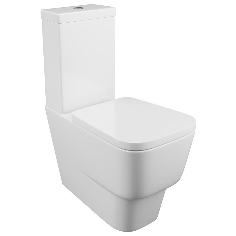 Step Toilet and Basin Suite with 800mm Shower Enclosure Tray and Waste