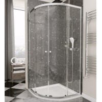 Claritas Glass Quadrant Shower Screen Enclosure with Tray & Waste - 900 x 900mm Claritas Glass Quadrant Shower Screen Enclosure with Tray & Waste - 900 x 900mm