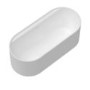 Matt White Freestanding Double Ended Bath with Ledge 1700 x 765mm - Clara