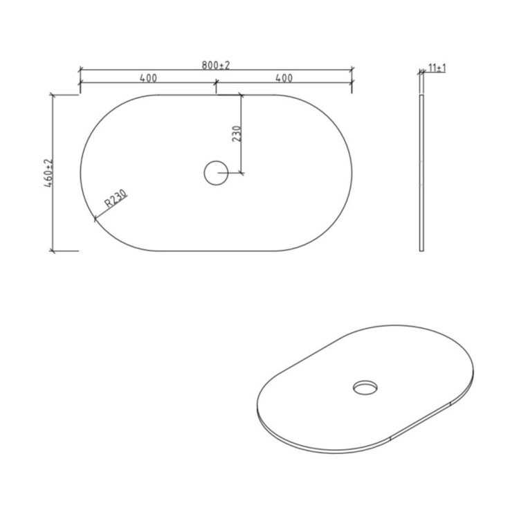 800mm Walnut Wood Effect Curved Fluted Freestanding Countertop Vanity Unit – Matira