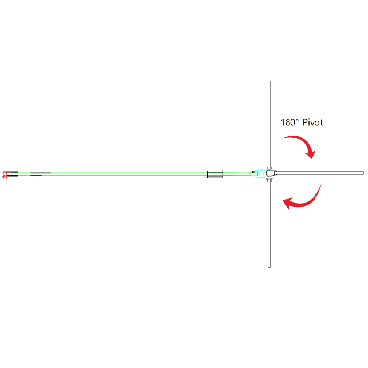 700mm Nickel Shower Screen for Wet Room & Walk In Shower with 300mm Hinged Flipper Panel - Corvus