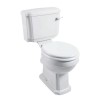 Taylor &amp; Moore Traditional Close Coupled Toilet with Soft Close Seat