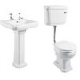 Taylor & Moore Traditional Low Level Toilet & Basin Bathroom Suite