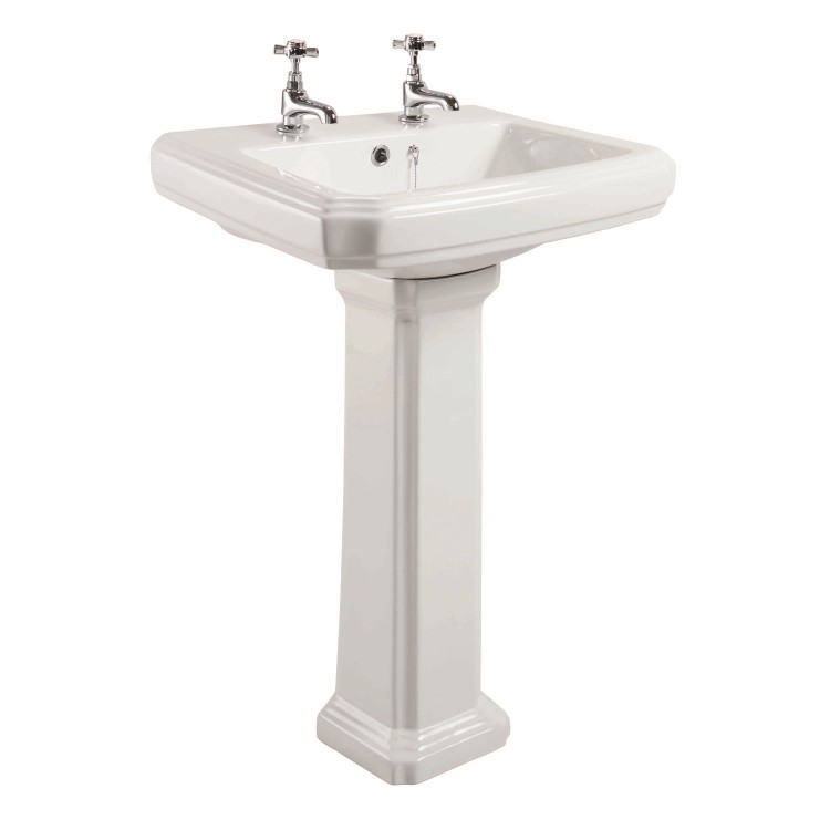 Taylor & Moore Traditional High Level Toilet & Basin Bathroom Suite