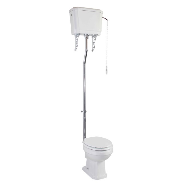 Taylor & Moore Traditional High Level Toilet with Soft Close Seat