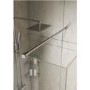 900 Walk In Shower Screen with 300 Hinged Return Screen - 8mm Glass