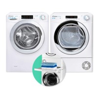 Candy 10kg Freestanding Washing Machine and 9kg Freestanding Condenser Tumble Dryer - White