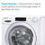 Candy 10kg Freestanding Washing Machine and 9kg Freestanding Condenser Tumble Dryer - White