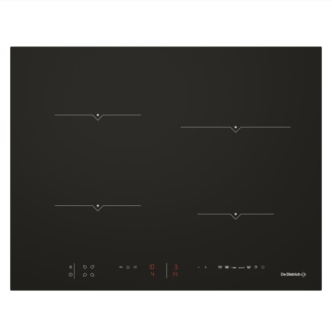 De Dietrich 65cm 4 Zone Induction Hob DPI7650BU Appliances Direct