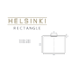 1000x800mm  25mm Ultraslim Rectangular Shower Tray with Shower Waste - Helsinki