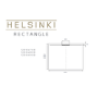 1200x800mm Low Profile Rectangular Low Profile Shower Tray 25mm with Waste - White Stone Resin - Helsinki