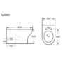 Back to Wall Toilet with Slim line Soft Close Seat