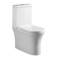 Close Coupled Toilet with Slim line Soft Close Seat Close Coupled Toilet with Slim line Soft Close Seat