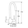 Reginox Single Bowl Reversible Drainer Composite Cream Kitchen Sink & Thamas Chrome Tap Pack