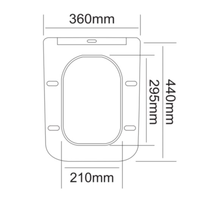 Wall Hung Toilet with Soft Close Seat, Gunmetal Flush Plate, 820mm Frame & Cistern - Albi