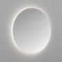 Round Backlit Wall Mirror with Battery Operated Lights 80cm- Elio