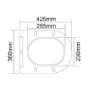 ONLY OPENED - White Round Soft Close Toilet Seat with Quick Release - Roma