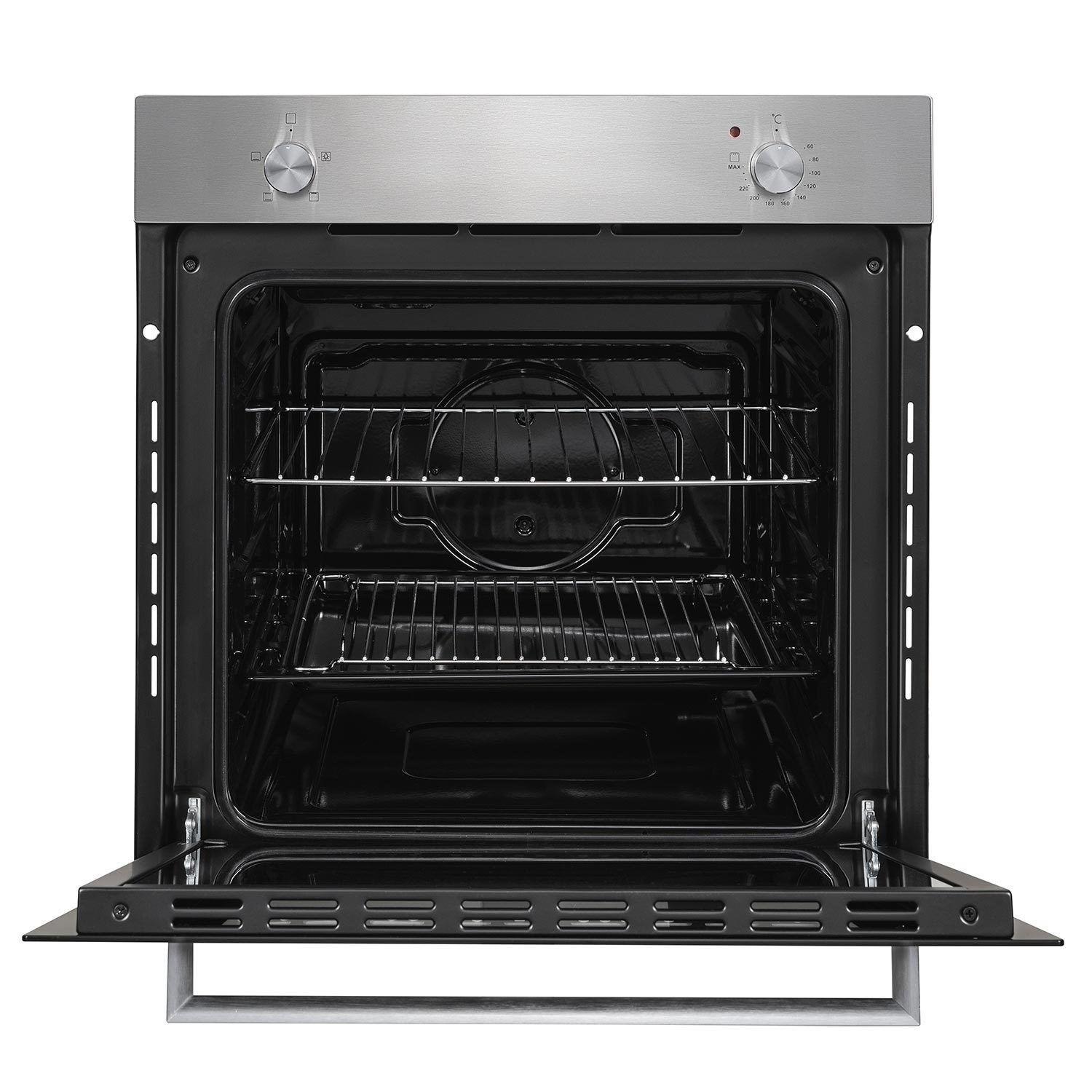 Essentials Oven electriQ Stainless Steel Single Oven and Gas Hob Pack | Appliances Direct
