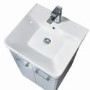600mm Light Grey Freestanding Vanity Unit with Basin - Camborne
