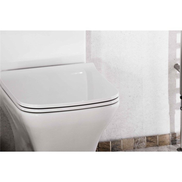 Lavender Toilet & Basin Bathroom Suite