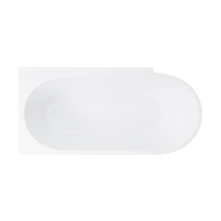 Freestanding Single Ended Left Hand Corner Bath 1650 x 780mm - Faro