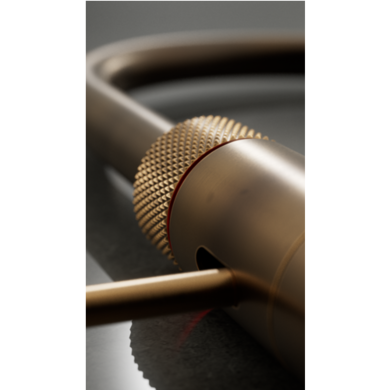 Quooker Fusion Instant Boiling Water Tap Round Patinated Brass + Pro3 3L Boiling Water Tank