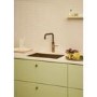 Quooker Fusion Instant Boiling Water Tap Square Patinated Brass + Pro3 3L Boiling Water Tank