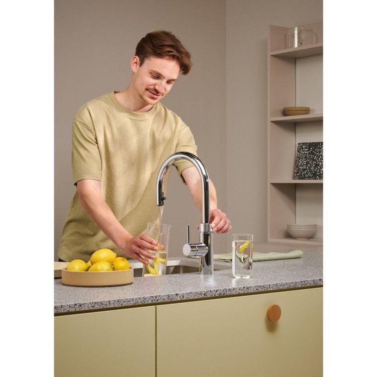 Quooker Flex Tap Chrome + Pro3 3L Boiling Water Tank