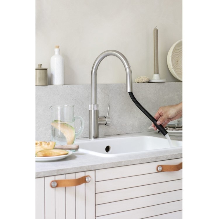 Quooker Flex Tap Stainless Steel + Pro3 3L Boiling Water Tank