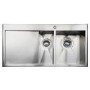 GRADE A3 - Taylor & Moore George 1.5 Bowl Left Hand Drainer Stainless Steel Sink