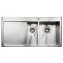 GRADE A1 - Taylor & Moore George 1.5 Bowl Left Hand Drainer Stainless Steel Sink