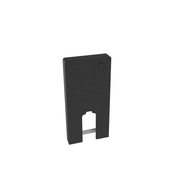 Back to Wall Smart Bidet Japanese Toilet with Black Glass Cabinet, Cistern & Pneumatic Dual Flush Button - Purificare