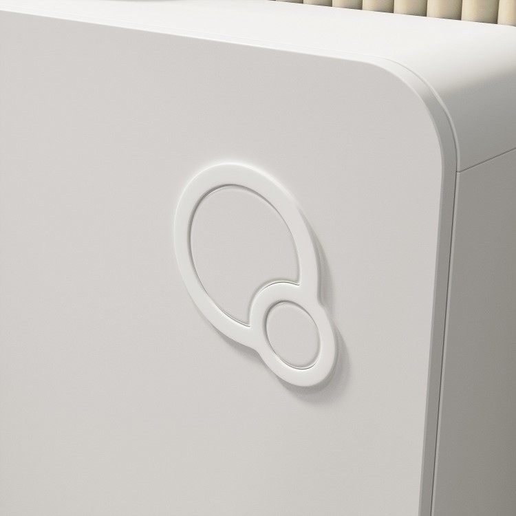 Back to Wall Smart Bidet Japanese Toilet with White Glass Cabinet, Cistern & Pneumatic Dual Flush Button - Purificare